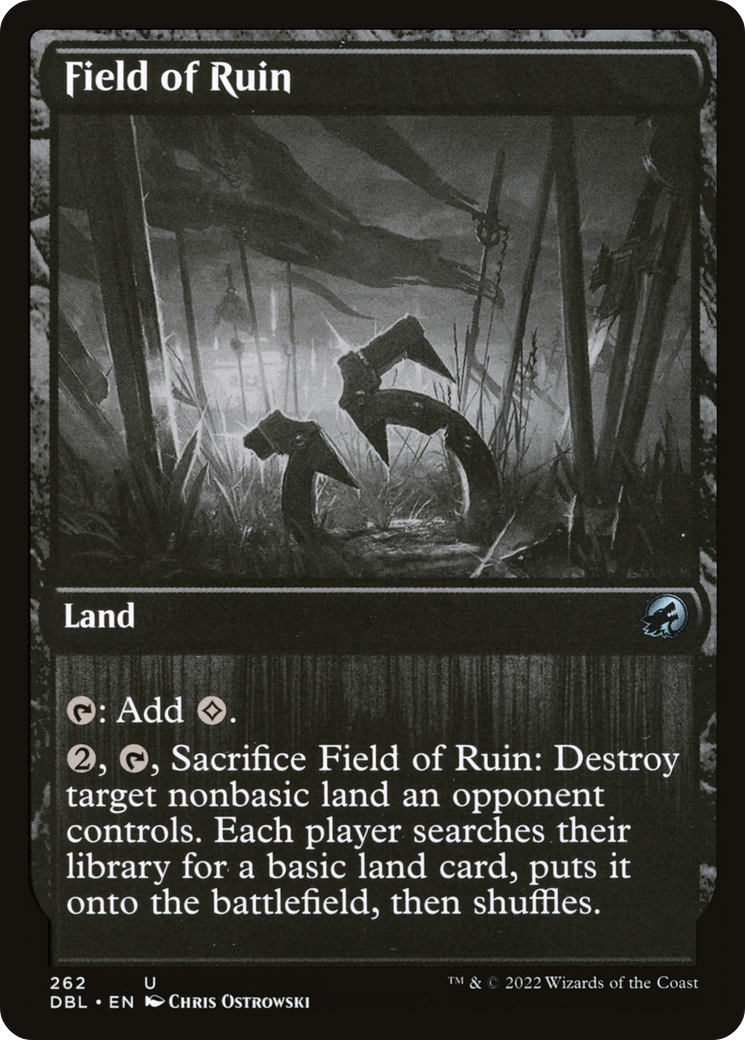 Field of Ruin (DBL-262) - Innistrad: Double Feature Foil - Game Nerdz Field of Ruin (DBL-262) - Innistrad: Double Feature Foil - Game Nerdz