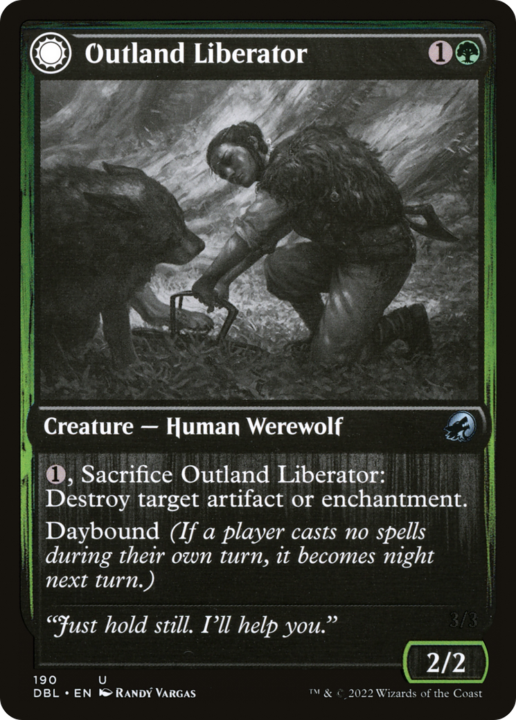 Outland Liberator // Frenzied Trapbreaker (DBL-190) - Innistrad: Double  Feature: (Double Faced Transform) - Game Nerdz