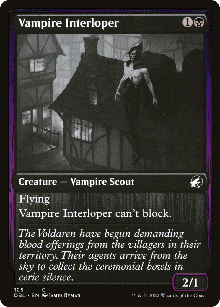 Vampire Interloper (DBL-125) - Innistrad: Double Feature Foil