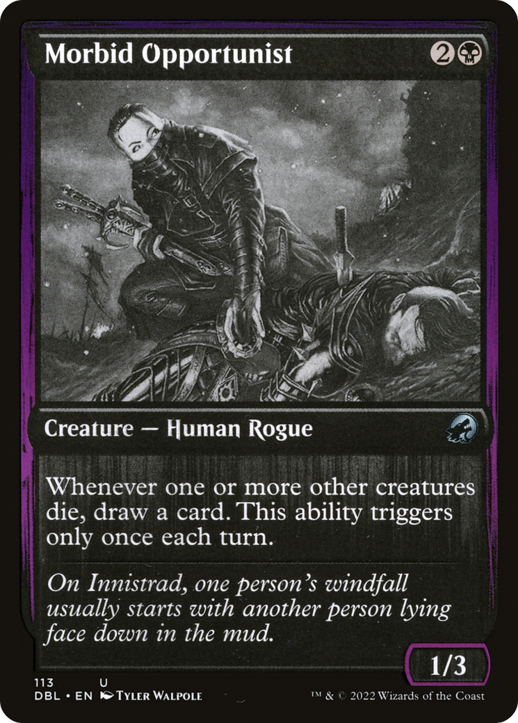 Morbid Opportunist (DBL-113) - Innistrad: Double Feature - Game Nerdz