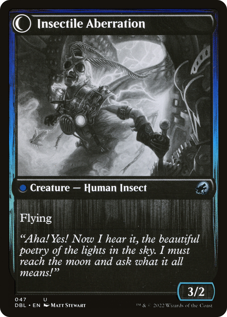 Delver of Secrets // Insectile Aberration (DBL-047) - Innistrad: Double  Feature: (Double Faced Transform) - Game Nerdz