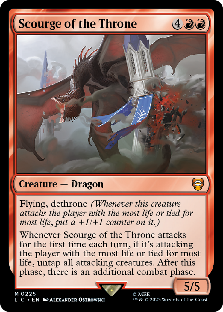 mtg scourge card list Scourge of the Throne (LTC-225)