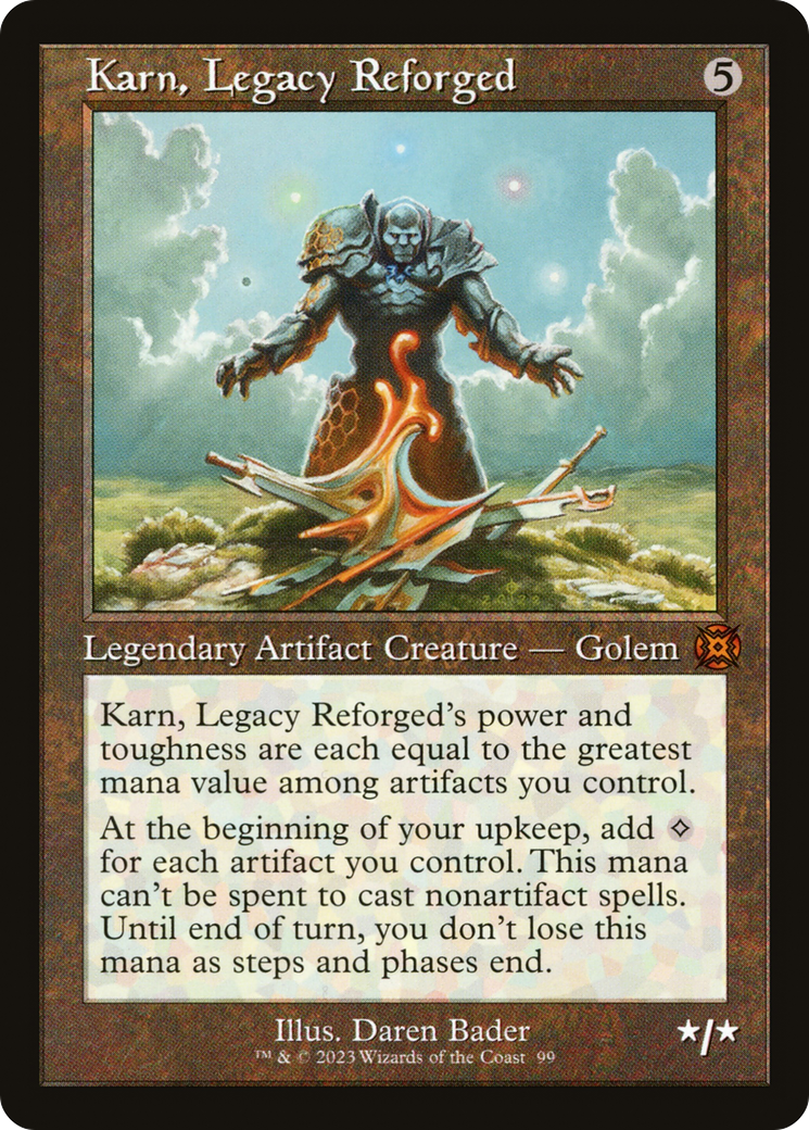 karn mtg cards (MTG Planeswalker) Card List & Prices (2026) | Magic: The Gathering Planeswalkers Karn, Legacy Reforged (MAT-099) -