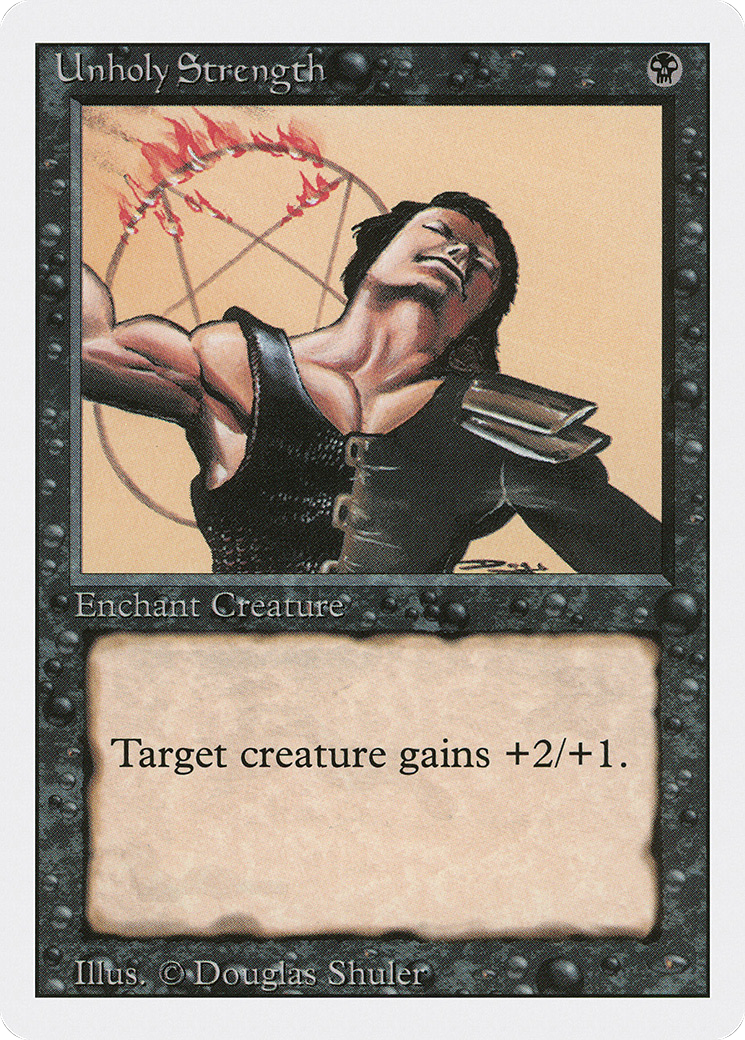 Unholy Strength (3ED-133) - Revised Edition - Game Nerdz Unholy Strength (3ED-133) - Revised Edition - Game Nerdz