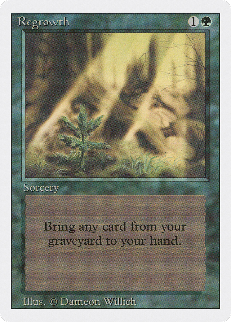 mtg cards like regrowth Magic The Gathering - Mystery - Search your library for up to two basic land cards Mtg Modern Horizons Regrowth