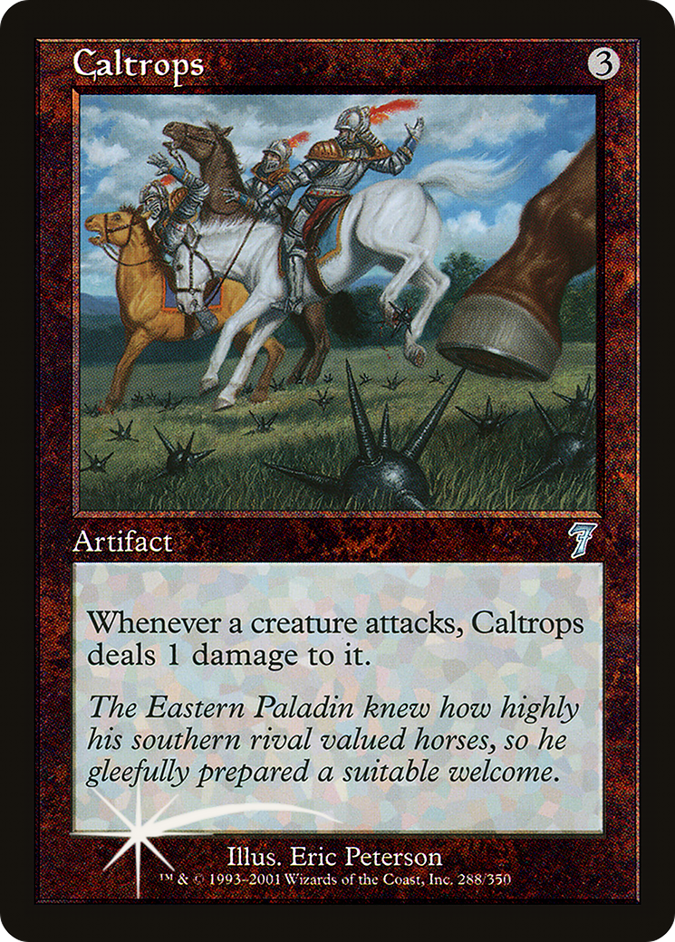 鉄びし/Caltrops 7ED英語foil Caltrops (7ED-288☆) - Seventh Edition Foil - Game Nerdz