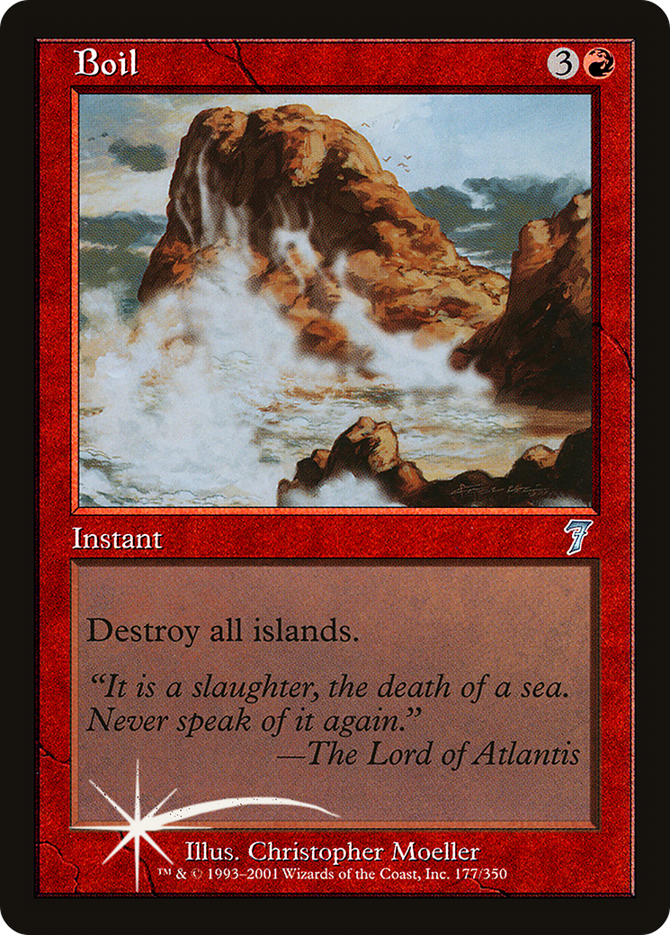 MTG 第7版　沸騰/Boil 英語版　foil Boil (7ED-177☆) - Seventh Edition Foil - Game Nerdz