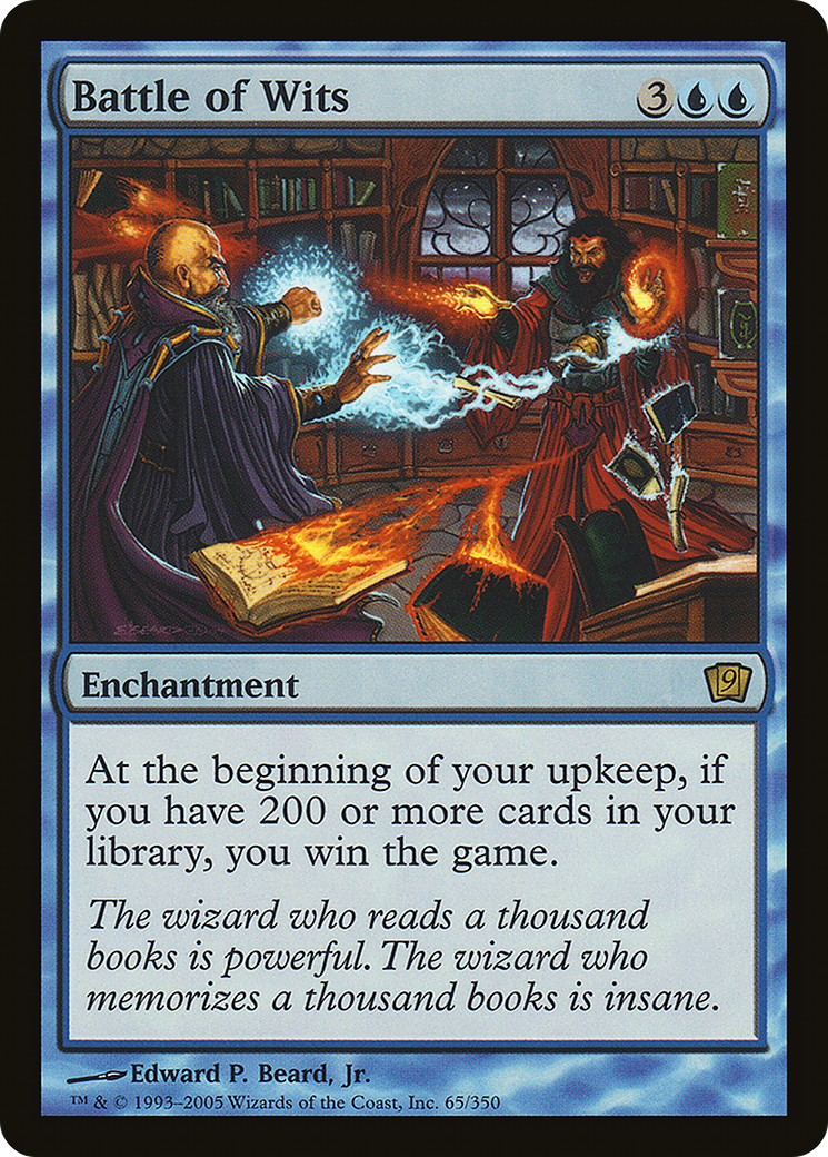Battle of Wits (9ED-65) - Ninth Edition Foil - Game Nerdz