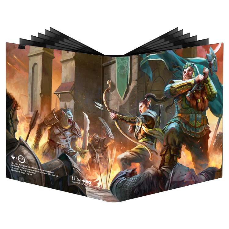 mtg lotr card binder MTG PRO-Binder: LOTR Tales of Middle-earth (4 Pocket / Holds 160 / Ult