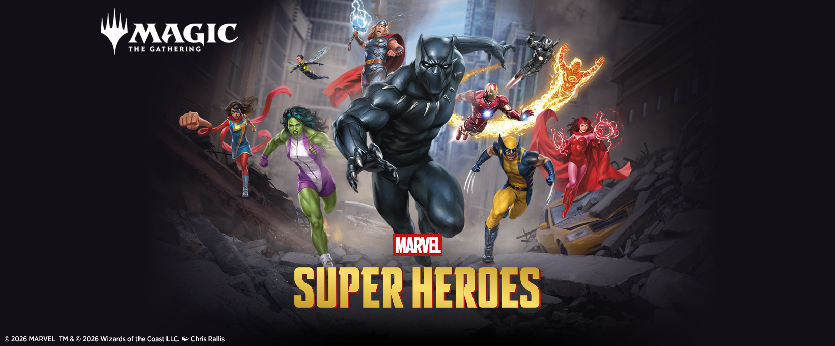 Magic: The Gathering - Marvel Super Heroes - Scene Box (Set of 2
