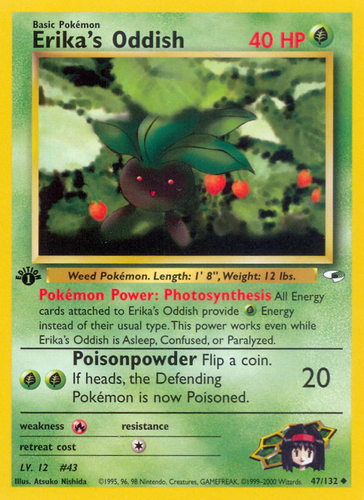 oddish pokemon card price Oddish (97/147) [Aquapolis] – Pokemon Plug main image 0