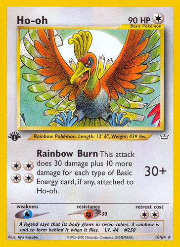 【希少・十字ホロ】ホウオウHo-Oh Holo Cross Pokemon Ho-Oh Neo 3 Japanese Holo Rare #250 PSA 10 Gem Mint | eBay