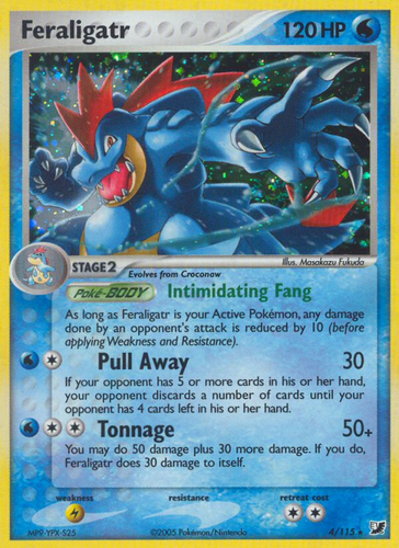 Feraligatr 4/115 - Unseen Forces Holofoil - Game Nerdz
