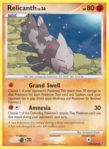 relicanth pokemon card price Pokmon TCG:Relicanth AR 077/071 Holo Wild Force sv5k- [RANK: S] end display Relicanth 79/147 - Supreme Victors