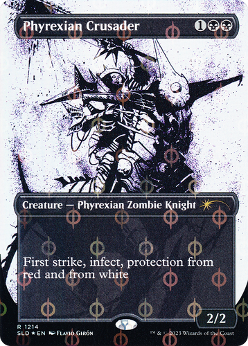 Phyrexian Crusader (SLD-1214) - Secret Lair Drop (Borderless