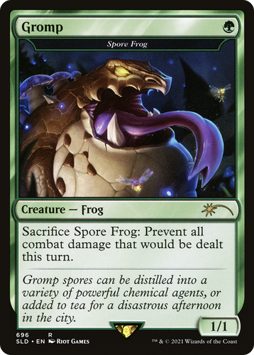 Spore Frog (SLD-696) - Secret Lair Drop / Gromp Foil - Game Nerdz