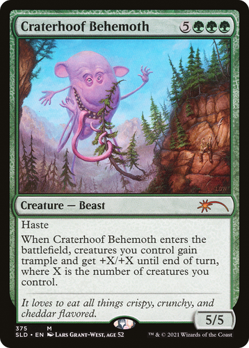 Craterhoof Behemoth (SLD-375) - Secret Lair Drop - Game Nerdz Craterhoof Behemoth (SLD-375) - Secret Lair Drop - Game Nerdz