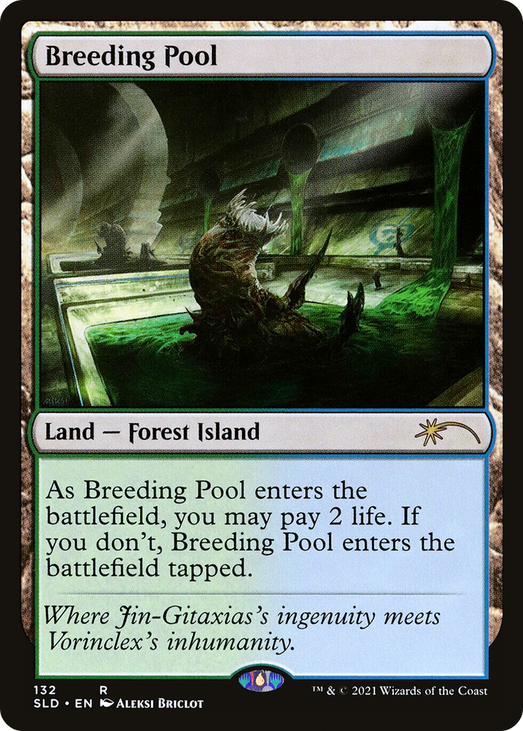 Zendikar Expeditions 繁殖池 Breeding Pool Breeding Pool (Full Art) | Masterpiece Series: Zendikar