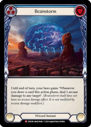 brainstorm mtg card Players Card Sleeve MFS-06 Package Art Commander 