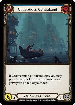 Cadaverous Contraband (Blue) (ARC181) Arcane Rising Unlimited Edition