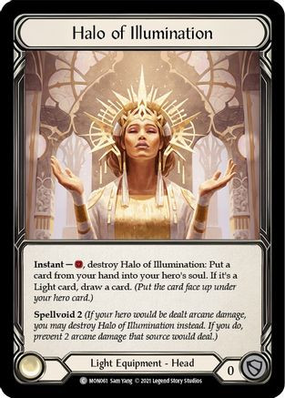 Halo of Illumination (MON061) Monarch 1st Edition Cold Foil - Game