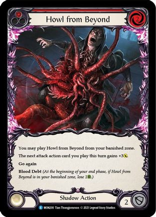 Howl from Beyond (Red) (MON200) Monarch 1st Edition Rainbow Foil - Game  Nerdz