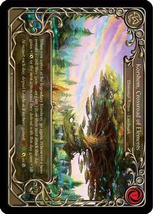 Korshem, Crossroad of Elements (ELE000) Tales of Aria 1st Edition