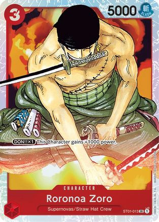 one piece tcg zoro deck BANDAI Card Game Start & Sanji ST-12 JAPAN OFF ToysOneJapan card to your Leader or 1 of your Characters Roronoa Zoro (ST01-013) Starter Deck