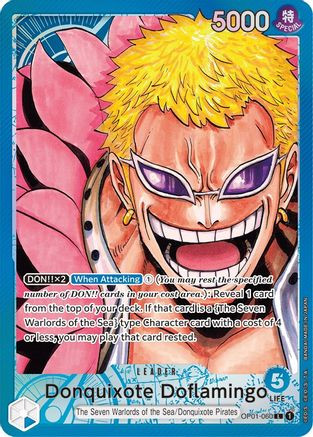 ワンピース カードゲーム PSA10 DONQUIXOTE DOFLAMINGO ALTERNATEART One Piece Kingdoms Of Intrigue OP04-031 Donquixote
