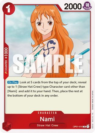 Nami (OP02-036) Paramount War Foil - Game Nerdz
