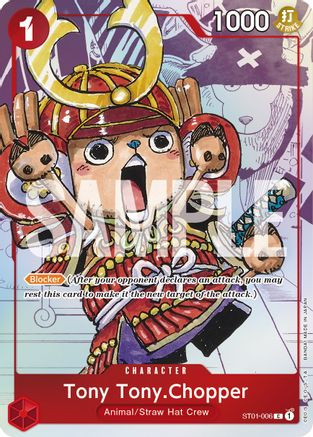 Another World of Chopper (東京ファストレーン) One Piece Card Tony Tony Chopper ST01-006 Flagship Battle