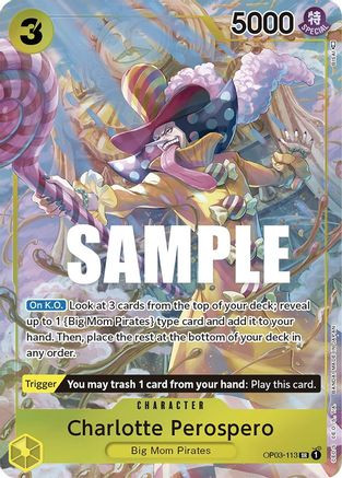 Charlotte Katakuri ST07-003 SR Start Deck (Big Mom Pirates) ONE