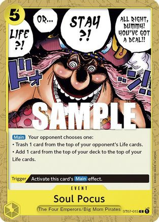 one piece card game big mom deck Charlotte Linlin OP03-114_p1 Discover rare collectibles Soul Pocus (ST07-015) Starter Deck