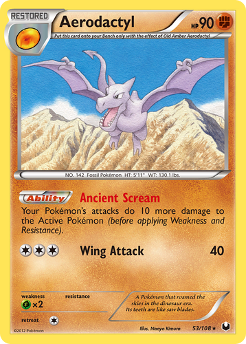 Aerodactyl 53/108 - Dark Explorers - Game Nerdz