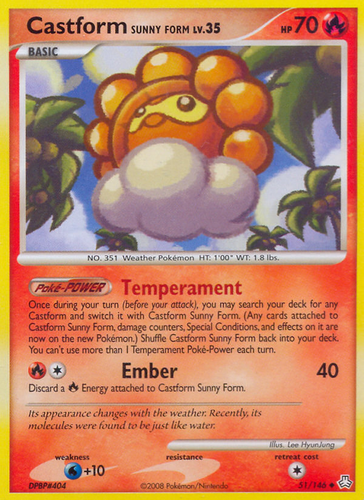 Castform Sunny Form 51/146 - Legends Awakened - Game Nerdz