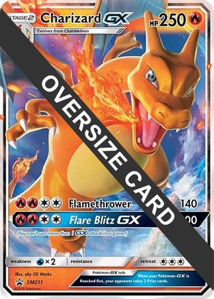 Charizard GX - SM211 (SM Black Star Promo) SM211 - Jumbo Cards