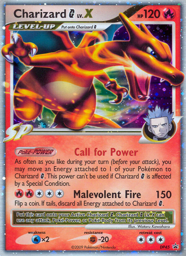 Charizard G LV.X DP45/56 - DP Black Star Promos Holofoil - Game Nerdz