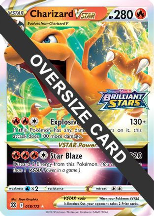 Charizard VSTAR 18 - Jumbo Cards Holofoil - Game Nerdz Charizard VSTAR 18 - Jumbo Cards Holofoil - Game Nerdz