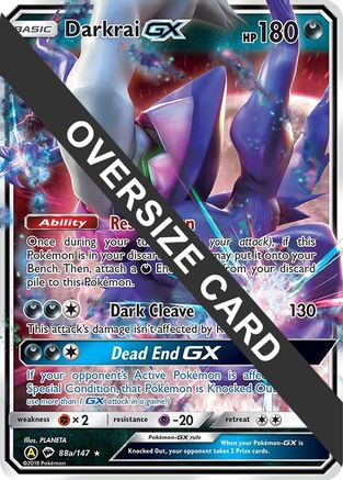 Darkrai GX - 88a/147 88a - Jumbo Cards Holofoil - Game Nerdz