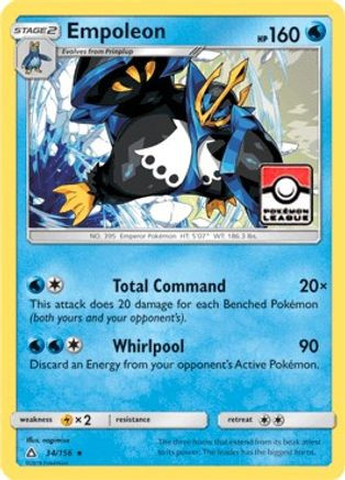 Empoleon - 34/156 (Pokemon League) 34 - League Championship Cards Reverse  Holofoil - Game Nerdz
