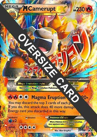M Camerupt EX - XY198 XY198 - Jumbo Cards Holofoil - Game Nerdz
