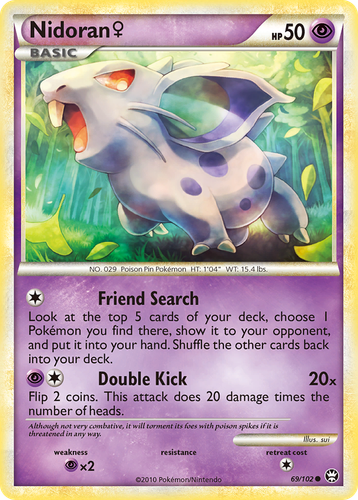 Nidoran ♀ 69/102 - HSTriumphant - Game Nerdz