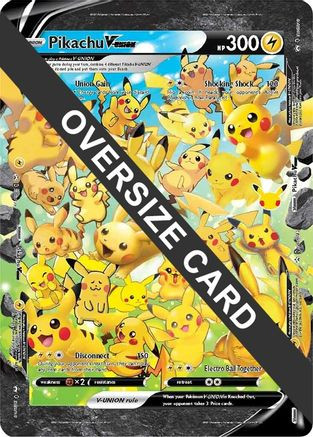 pokemon vunion cards Pikachu V-UNION - Jumbo Cards Holofoil