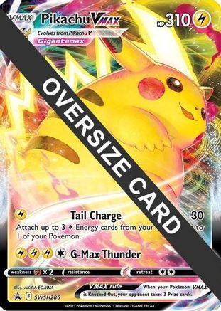 Pikachu VMAX - SWSH286 SWSH286 - Jumbo Cards Holofoil - Game Nerdz