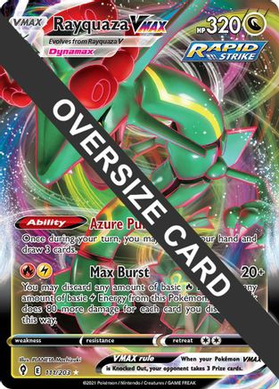 Rayquaza VMAX - 111/203 111 - Jumbo Cards Holofoil - Game Nerdz
