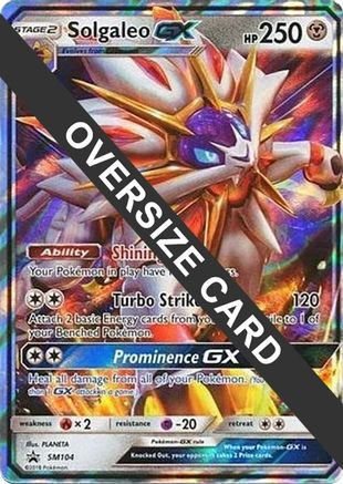 Solgaleo GX - SM104 SM104 - Jumbo Cards Holofoil - Game Nerdz Solgaleo GX - SM104 SM104 - Jumbo Cards Holofoil - Game Nerdz