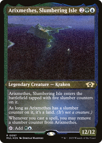mtg arixmethes commander deck Arixmethes, Slumbering Isle
