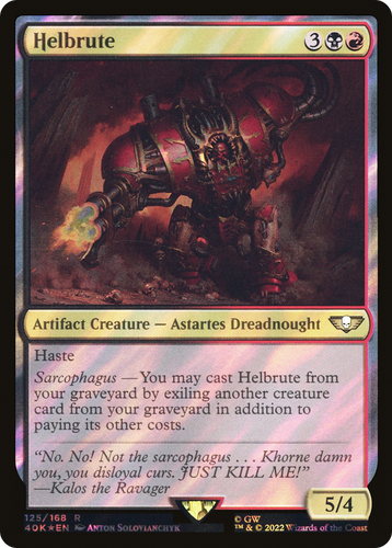 elspeth cards mtg MTG: Warhammer 40k Commander Deck 100ct Sleeves V4 — Rules of Play main image 1