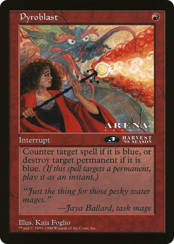 Pyroblast (OLEP-054) - Oversized League Prizes - Game Nerdz