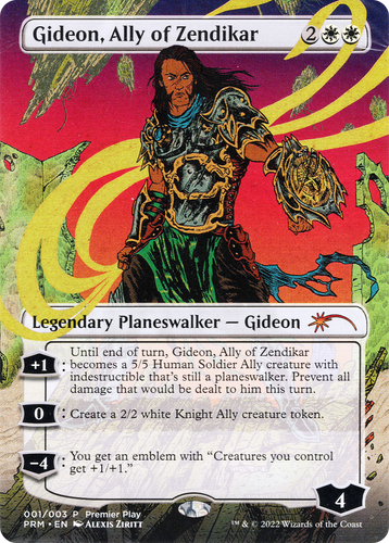 MTG GIDEON, ALLY OF ZENDIKAR EXC - GIDEON, ALLEATO DI ZENDIKAR - BFZ - MAGIC